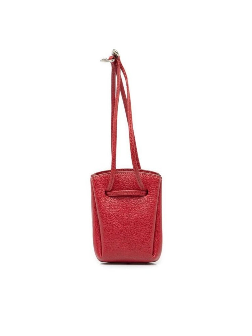 Hermes Vespa Pouch Drawstring Red Chevre Mysore